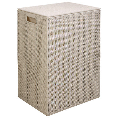 White Rope Double Laundry Basket White Rope Double Laundry Basket